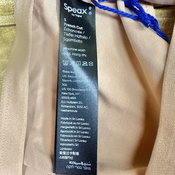 NWT Speax by Thinx Light Leakproof No-Show French Cut Underwear - Picture 7 of 7
